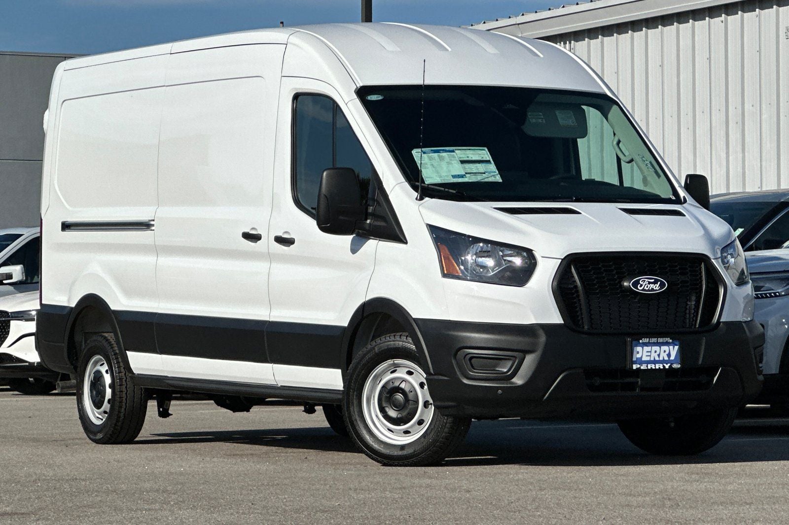 2026 Ford Transit-250 Base in Oxford White — front three-quarter view
