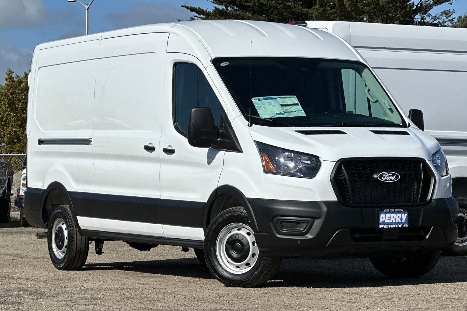2026 Ford Transit-250 Base in Oxford White — front three-quarter view