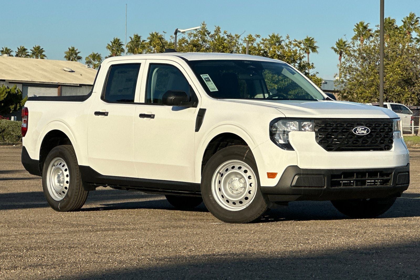 2026 Ford Maverick XL in Oxford White — front three-quarter view