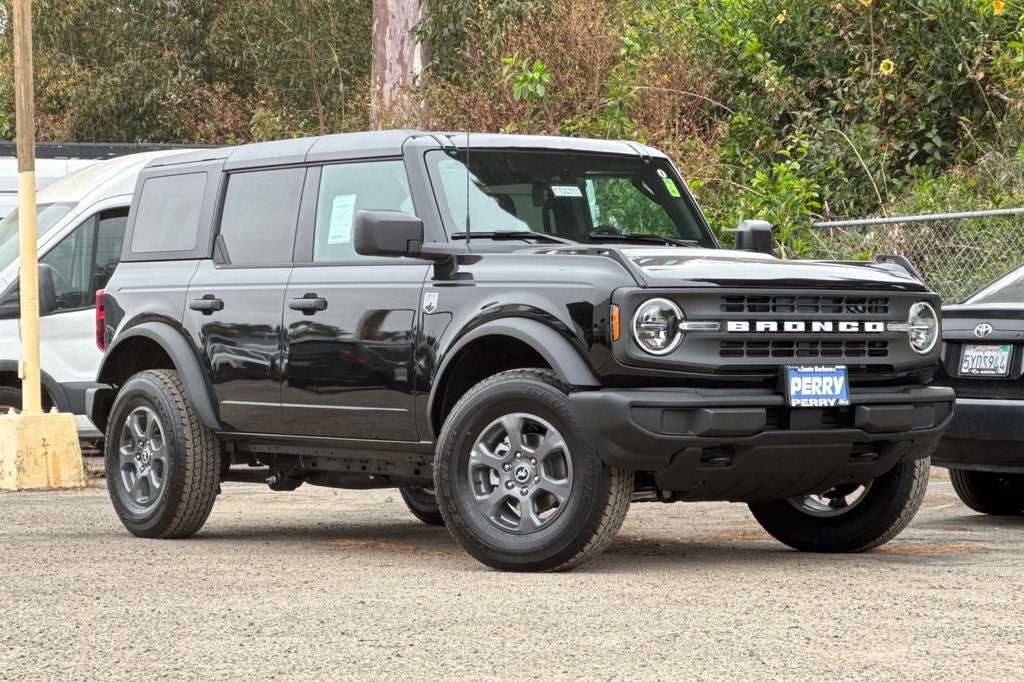 2026 Ford Bronco Big Bend in Shadow Black — front three-quarter view