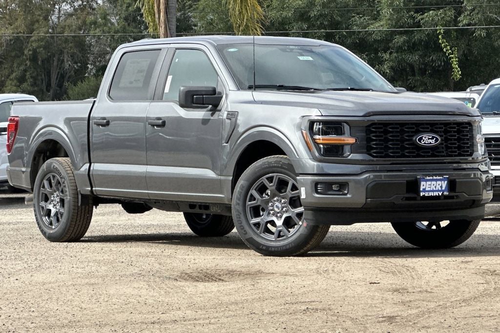 2026 Ford F-150 STX in Carbonized Gray Metallic — front three-quarter view