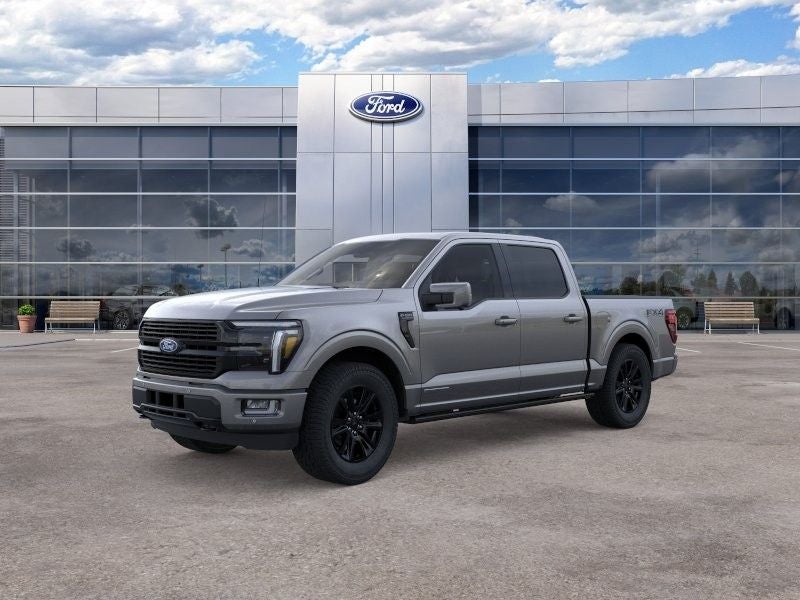 2026 Ford F-150 Platinum in Carbonized Gray Metallic — front three-quarter view