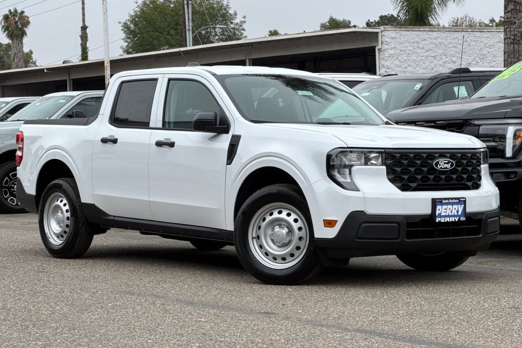 2026 Ford Maverick XL in Oxford White — front three-quarter view