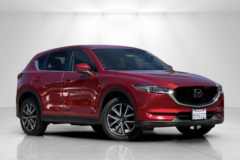 2017 Mazda Mazda CX-5 Grand Touring in Soul Red Crystal Metallic — front three-quarter view