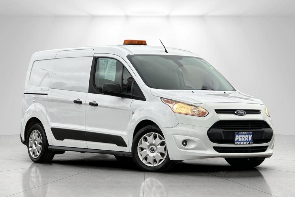 2018 Ford Transit Connect XLT in Frozen White — front three-quarter view