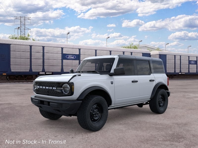 2026 Ford Bronco Big Bend in Oxford White — front three-quarter view