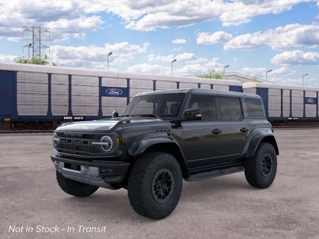 2026 Ford Bronco Raptor in Shadow Black — front three-quarter view
