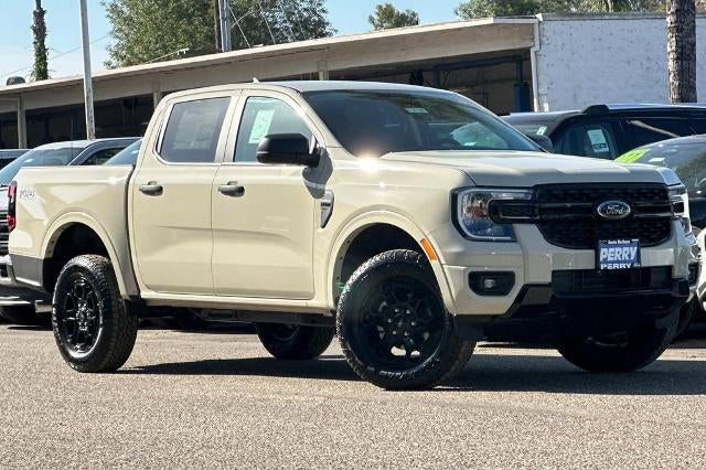 2026 Ford Ranger XLT in Desert Sand — front three-quarter view