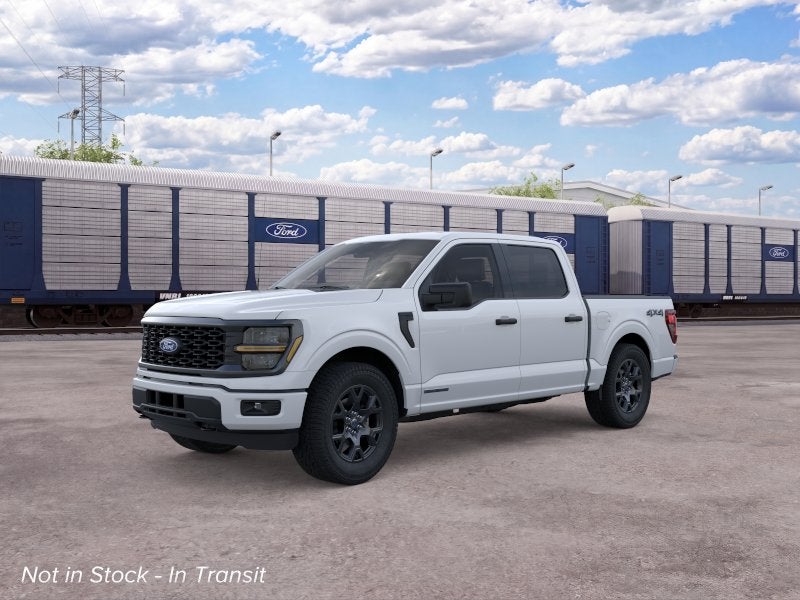 2026 Ford F-150 STX in Oxford White — front three-quarter view